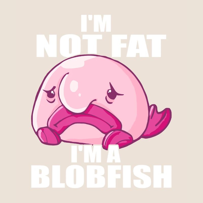Blobfish Costume - Ugly Blob Fish Face -