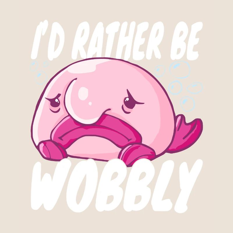Blobfish Costume - Ugly Blob Fish Face -