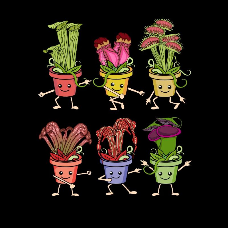 Carnivorous plants Venus flytrap