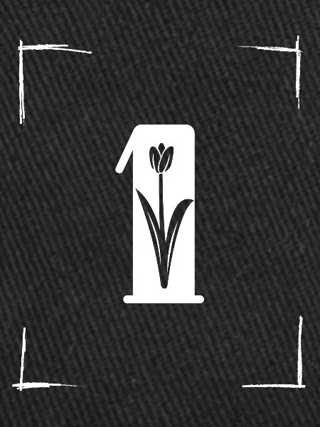 number 1 initial