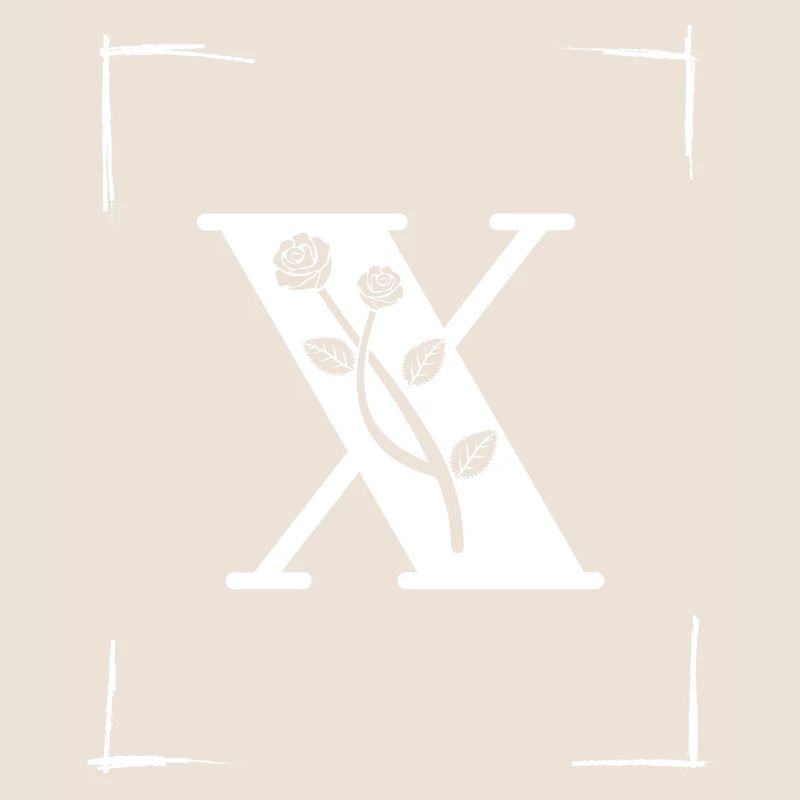 letter X initial