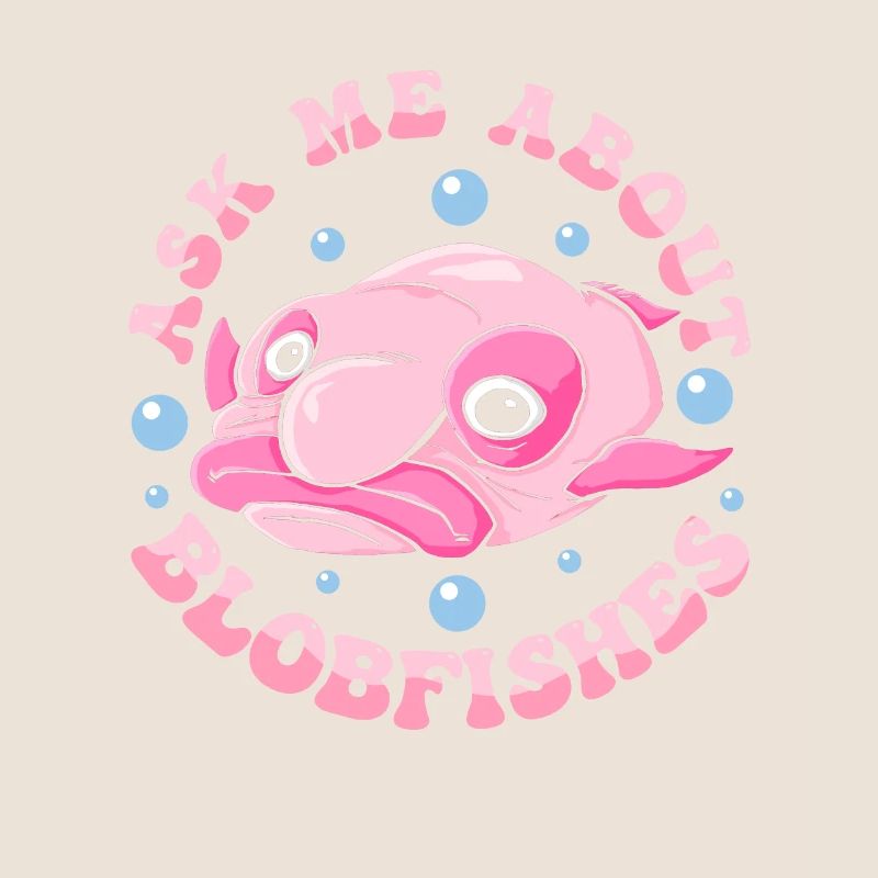 Blobfish Costume - Ugly Blob Fish Face -
