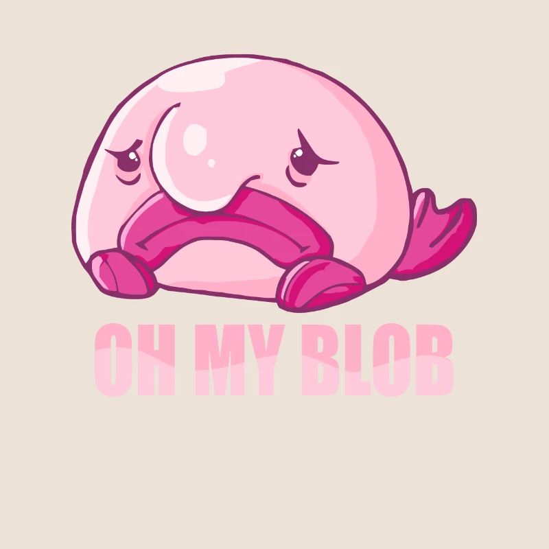 Blobfish Costume - Ugly Blob Fish Face -