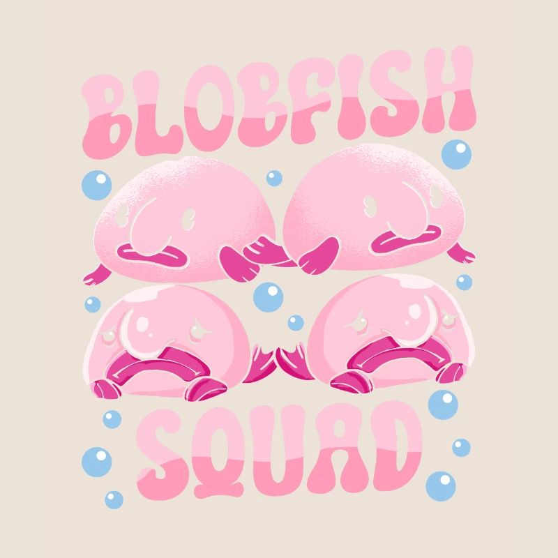 Blobfish Costume - Ugly Blob Fish Face -