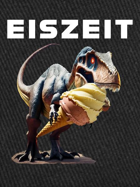Eiszeit mit Dinosaurier