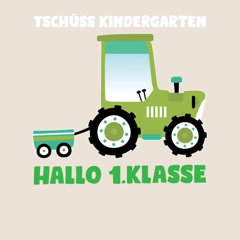 1.Klasse Traktor Einschulung Geschenk