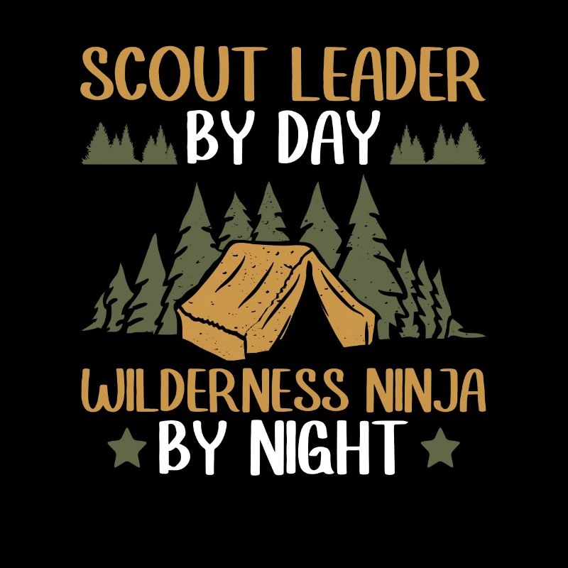 Cub Scouting Design Für Einen Pfadfinderführer