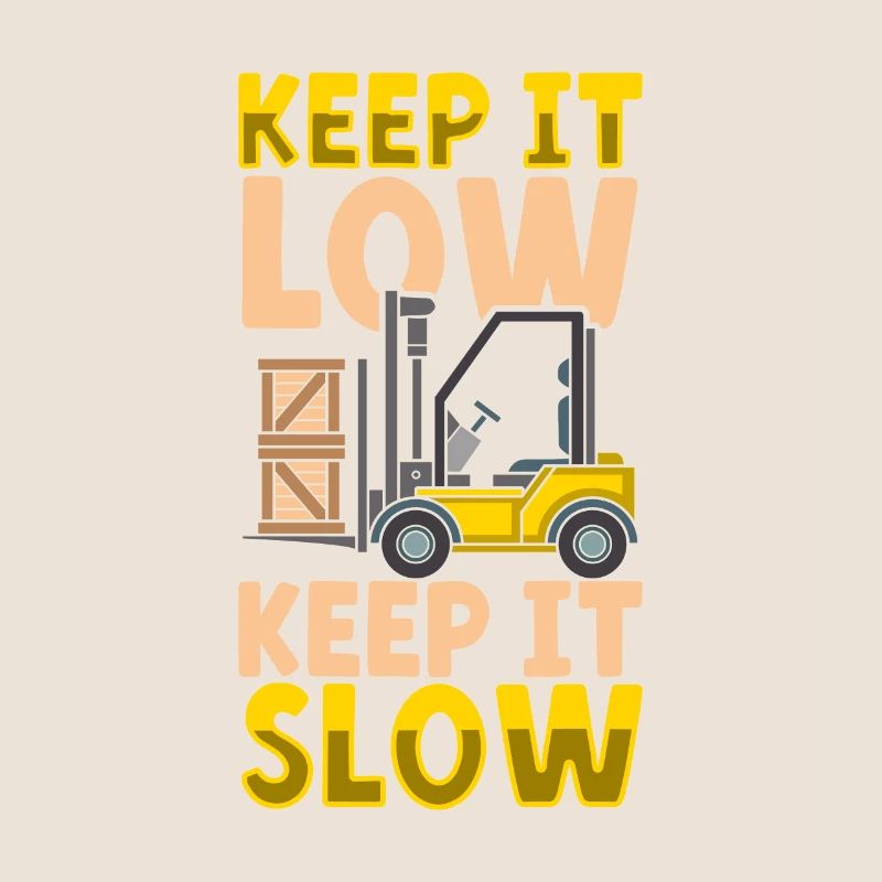 Gabelstaplerfahrer Lager Gabelstapler