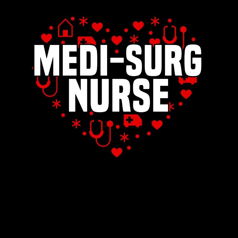 Medizinisch-chirurgische Krankenschwester Herz