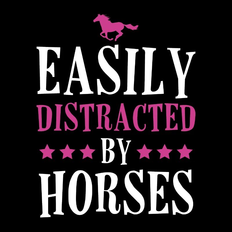 Facilement distrait par les chevaux