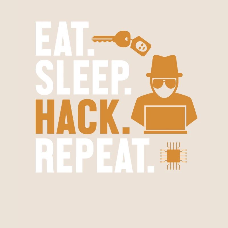 Eat Sleep Hack Repeat Social Engineering Phishing