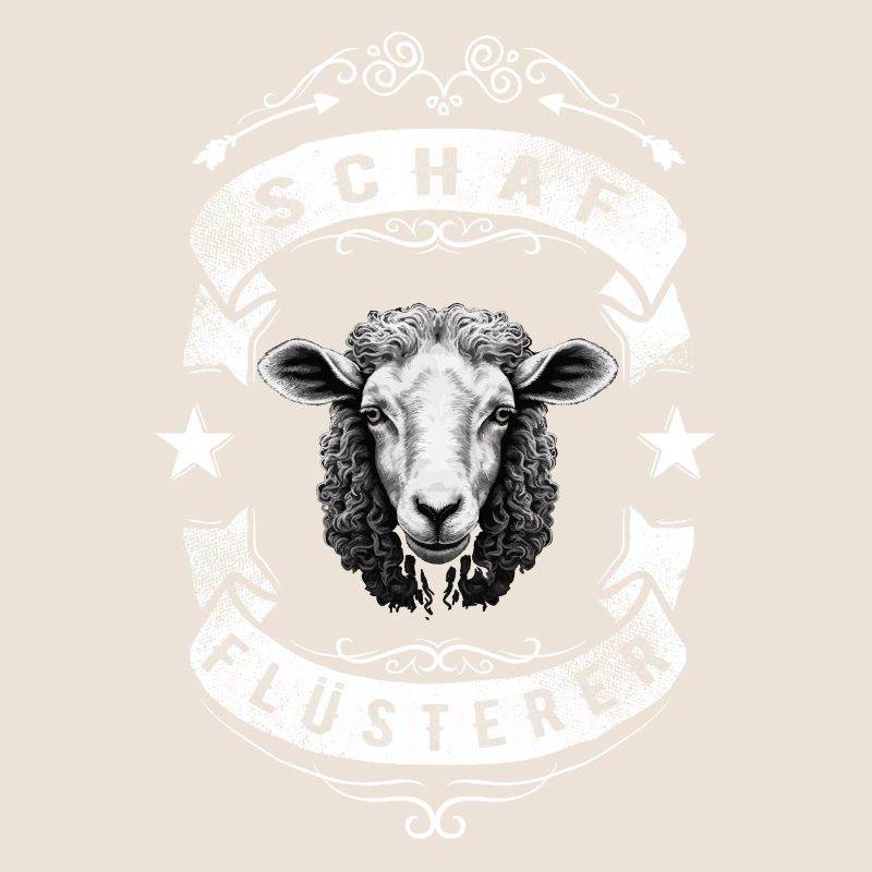 Schafflüsterer - Schaf Silhouette