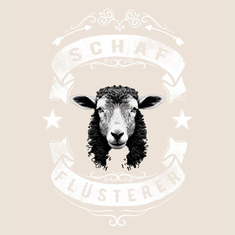 Schafflüsterer - Schaf Silhouette
