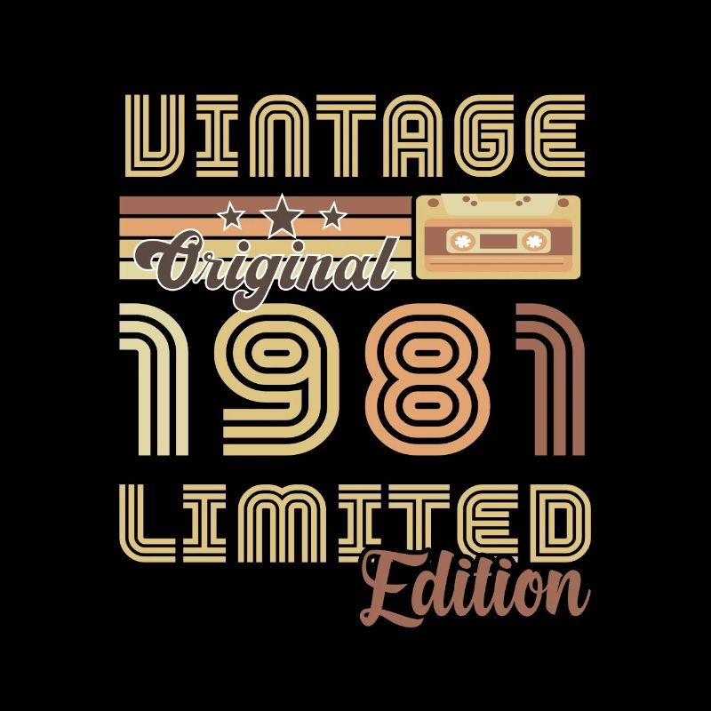 Original Vintage 1981 édition limitée 1981