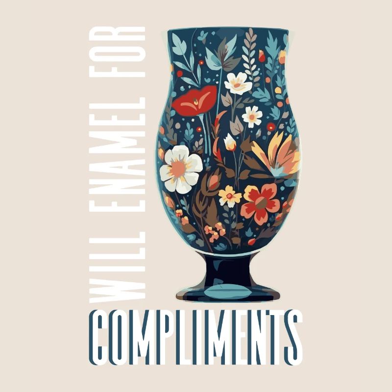Émail Will pour les compliments - Verre émaillé