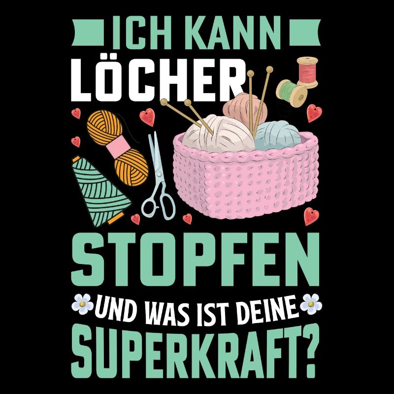 Löcher stopfen Nähen Geschenkidee