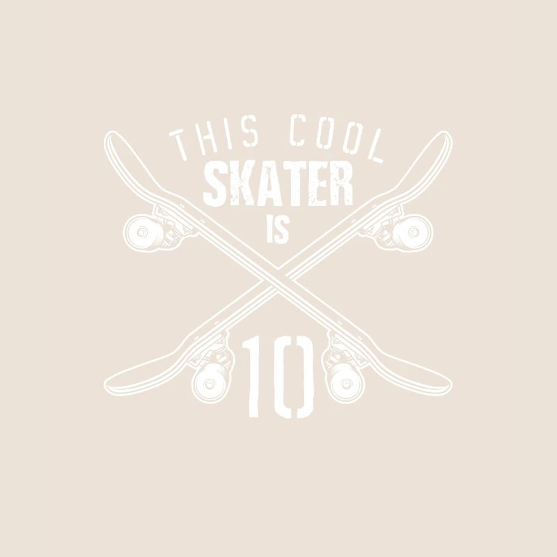 This cool skater is 10