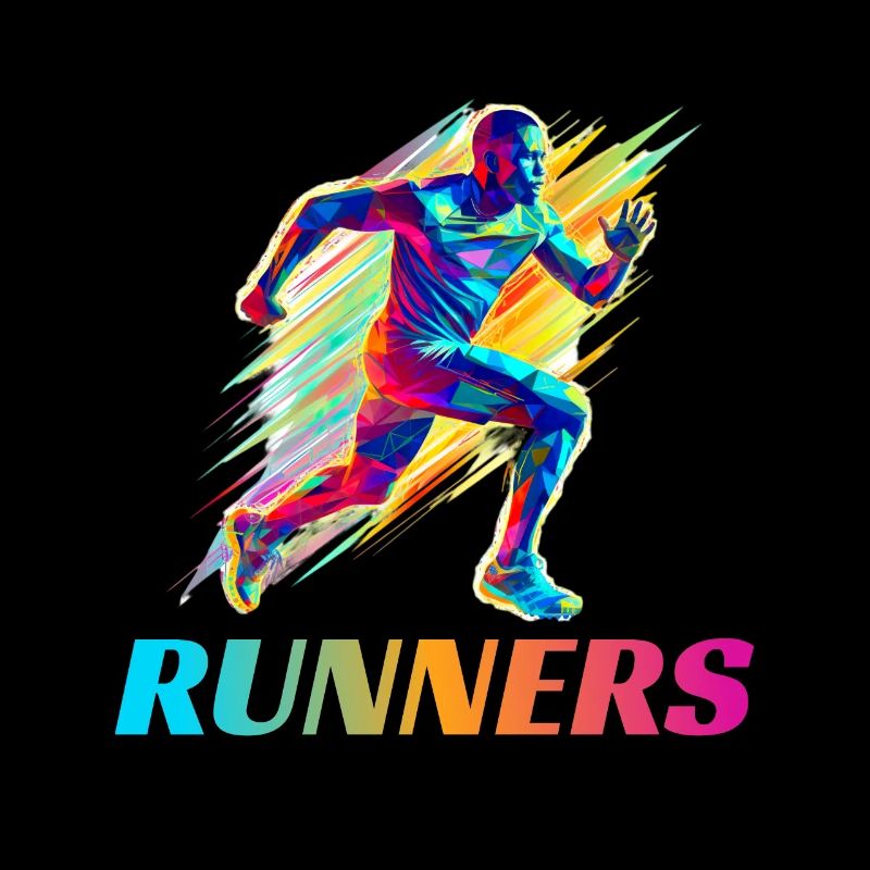 Dynamische Läufer Lauf Wettkampf