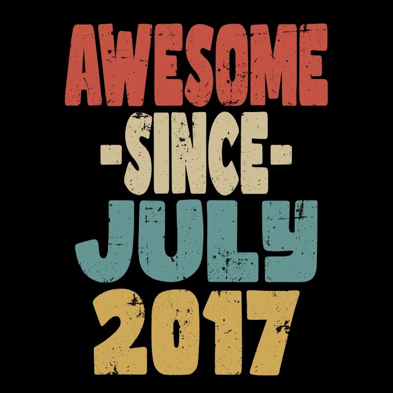 2017 Juillet Anniversaire Rétro