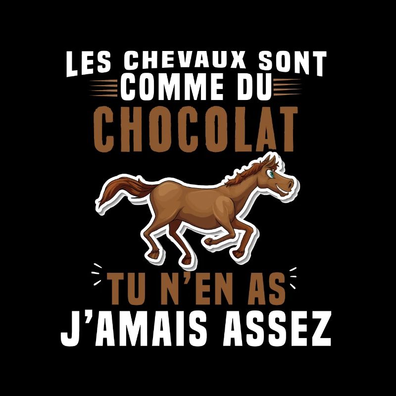 Les chevaux sont comme du chocolat