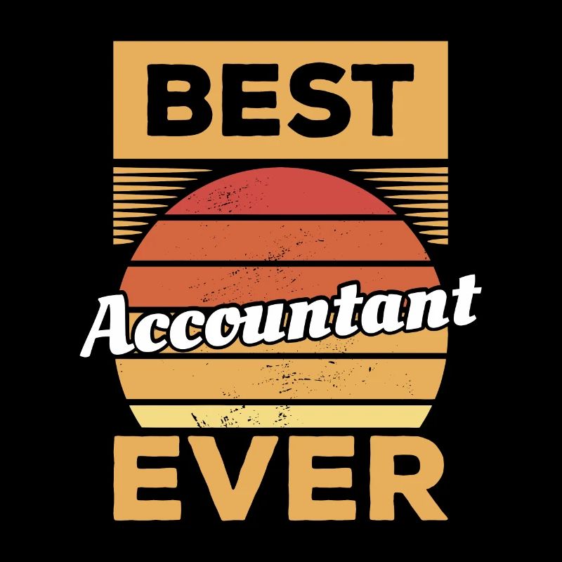 Retro Best Accountant Ever Accounting CPA