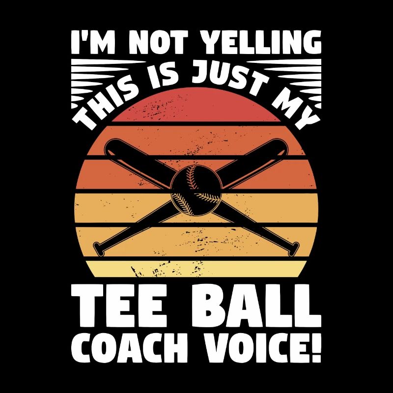 Je ne crie pas que c’est juste mon entraîneur de tee ball