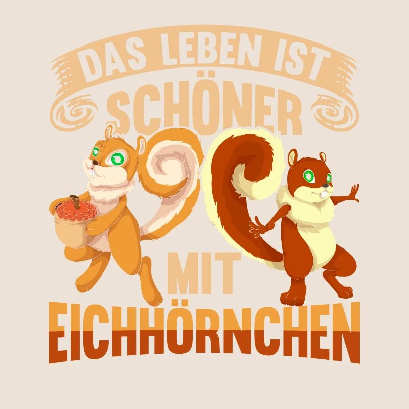 Waldbewohner Wald Tier Geschenk Eichhörnchen