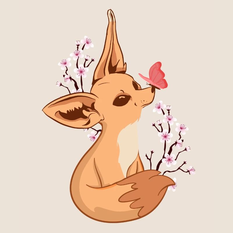 Fennek Fox Japanese Cherry Fennek Foxes
