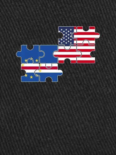 Cap-Vert USA Drapeau américain Cap-Vert