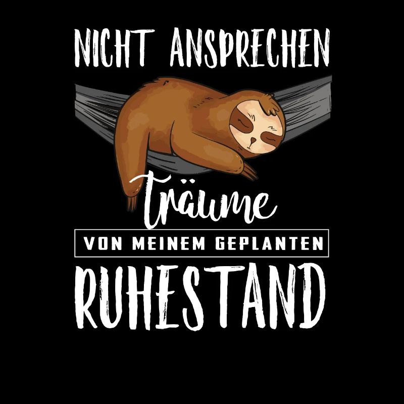 Ruhestands Träume Faultier Rente Abschiedsgeschenk