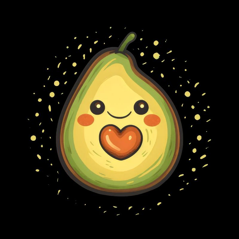 Avocat Mignon Drôle de coeur Mamacado Mama Enceinte