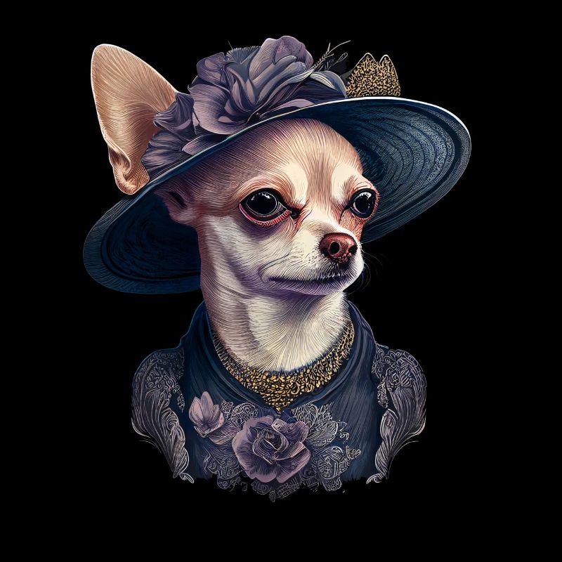 Chihuahua - Dame Anglaise Robe Chien