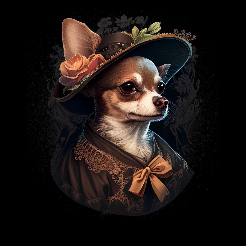Chihuahua - Dame Anglaise Robe Chien