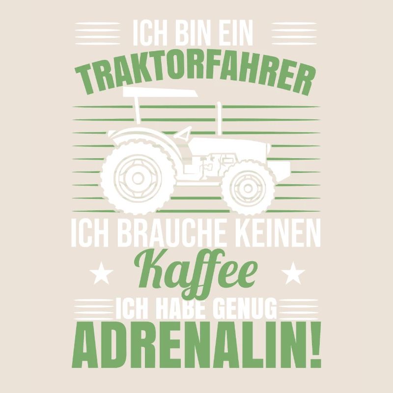 Lustiges Traktor Traktorfahrer Schlepper