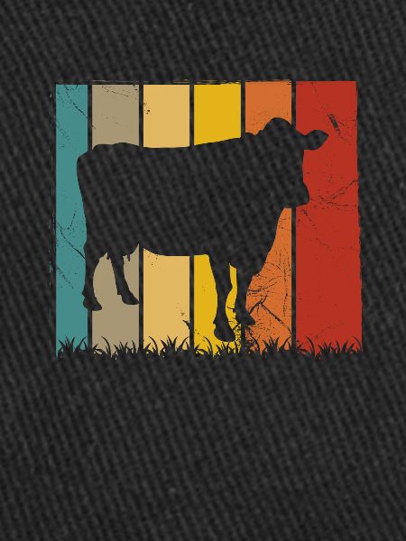 Cow Farmer Retro Gift