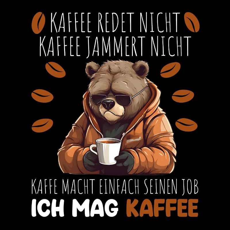 Kaffee Redet Nicht Beruf Job Spruch Morgenmuffel