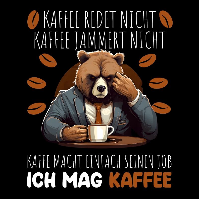 Kaffee Redet Nicht Beruf Job Spruch Morgenmuffel