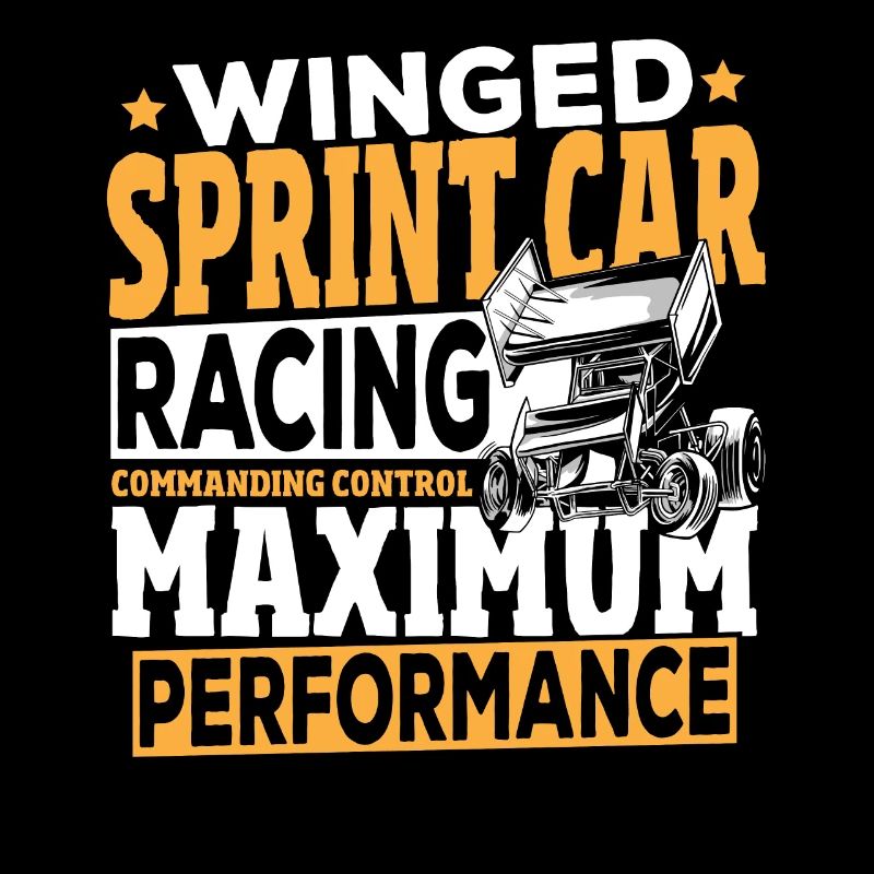 Winged Sprint Car Racing Beherrschbare Leistung