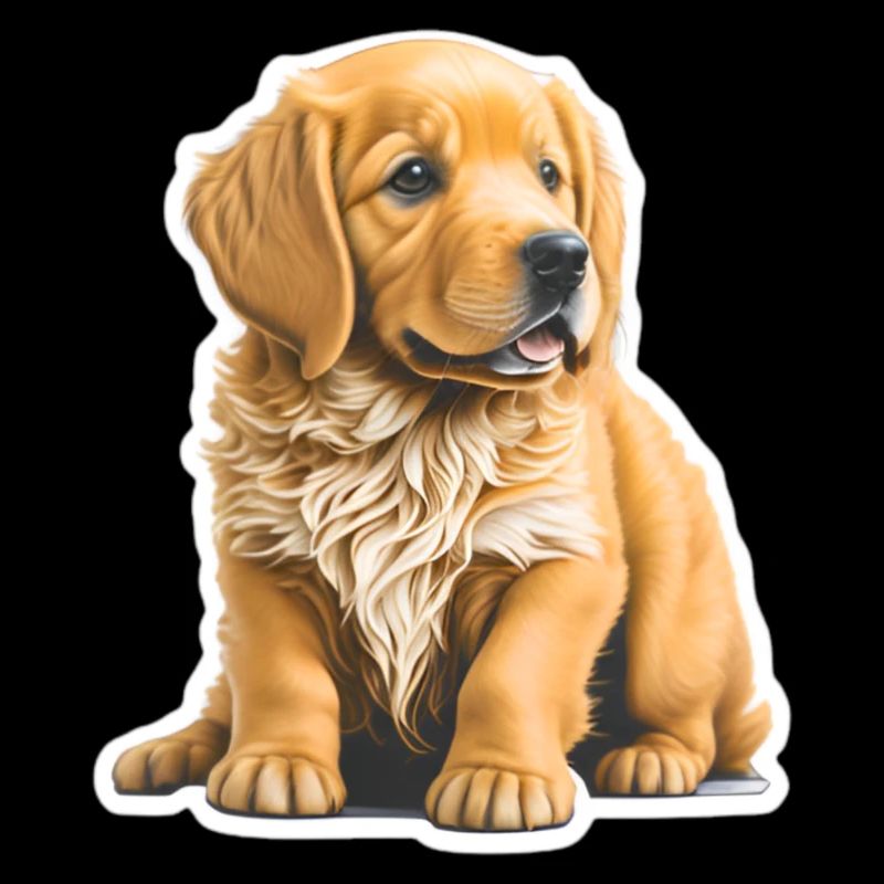 Chiot mignon / chiot Golden Retriever