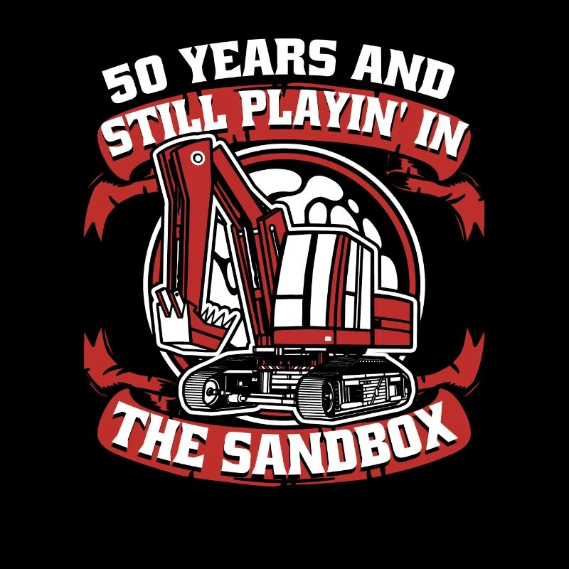 50 Years Still Playing In Sandbox Raupenbagger