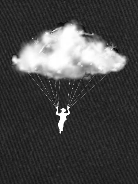 Paraglider Cloud Paraglider Mountains