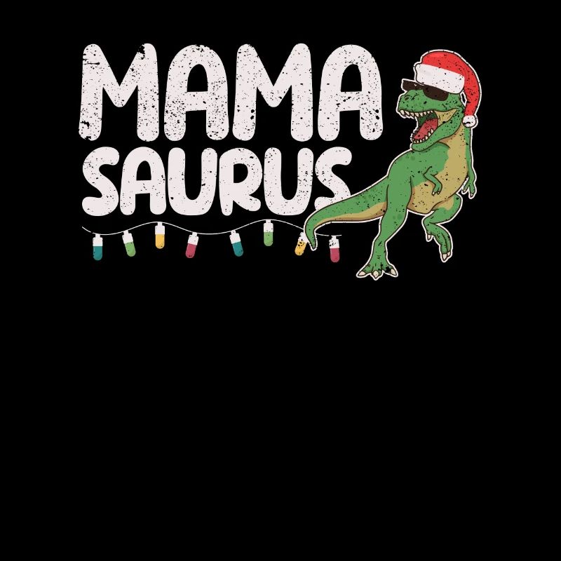 Mamasaurus T Rex Mama Dinosaur Christmas
