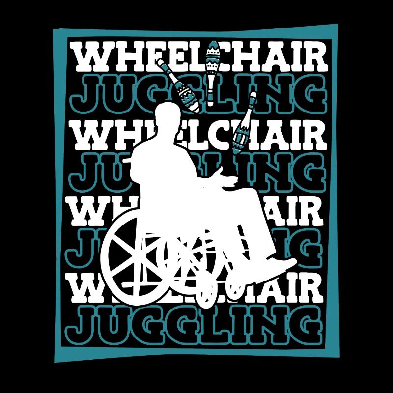 Jonglieren Jongleur Rollstuhl