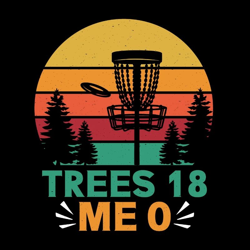 Disc Golfer hit Trees and Curse