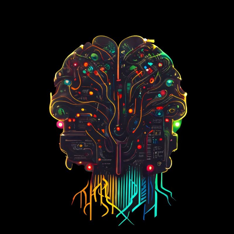 AI Artificial Intelligence Human Electric Brain