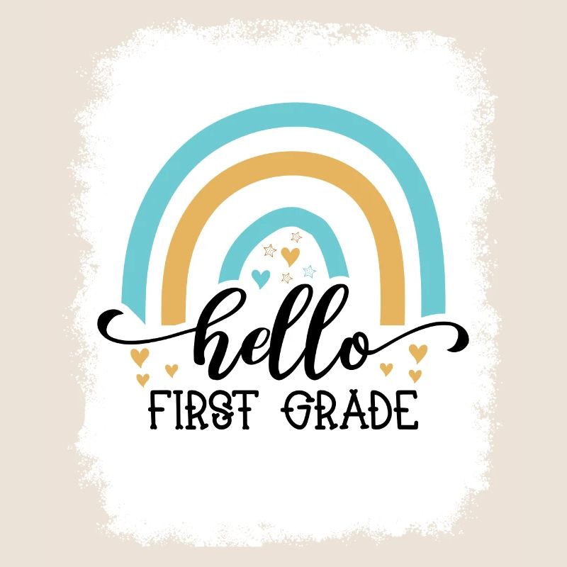 Hello 1st Grade Back To School First Day