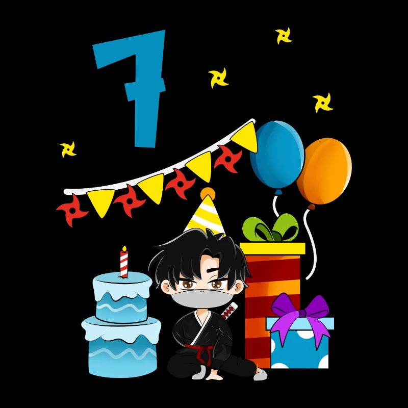 Avec Ninja - Anniversaire des garçons 7 ans