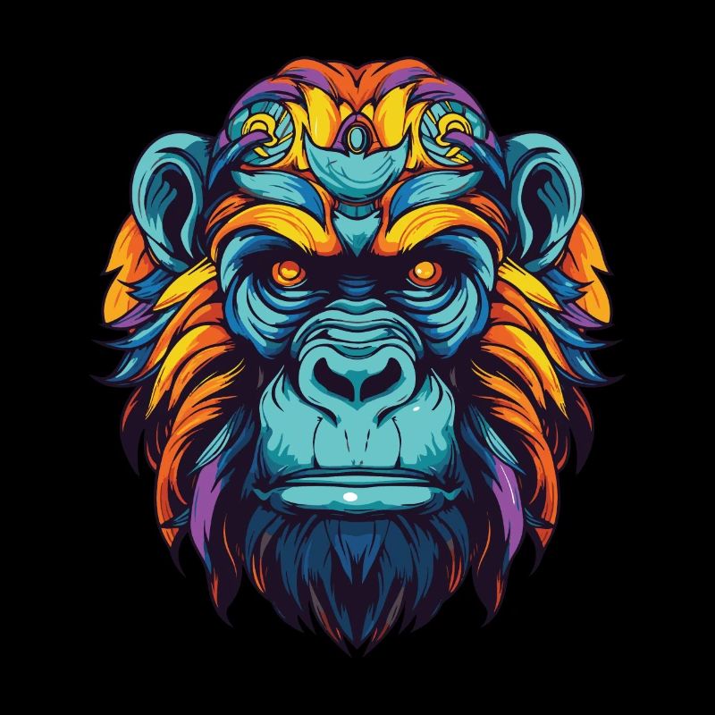 Portrait de gorille