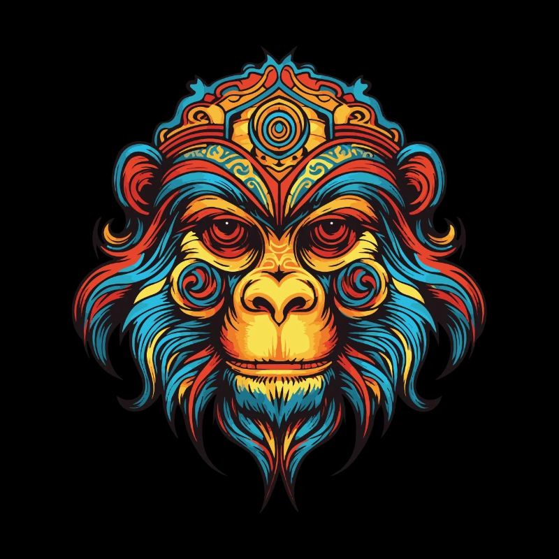Portrait de singe