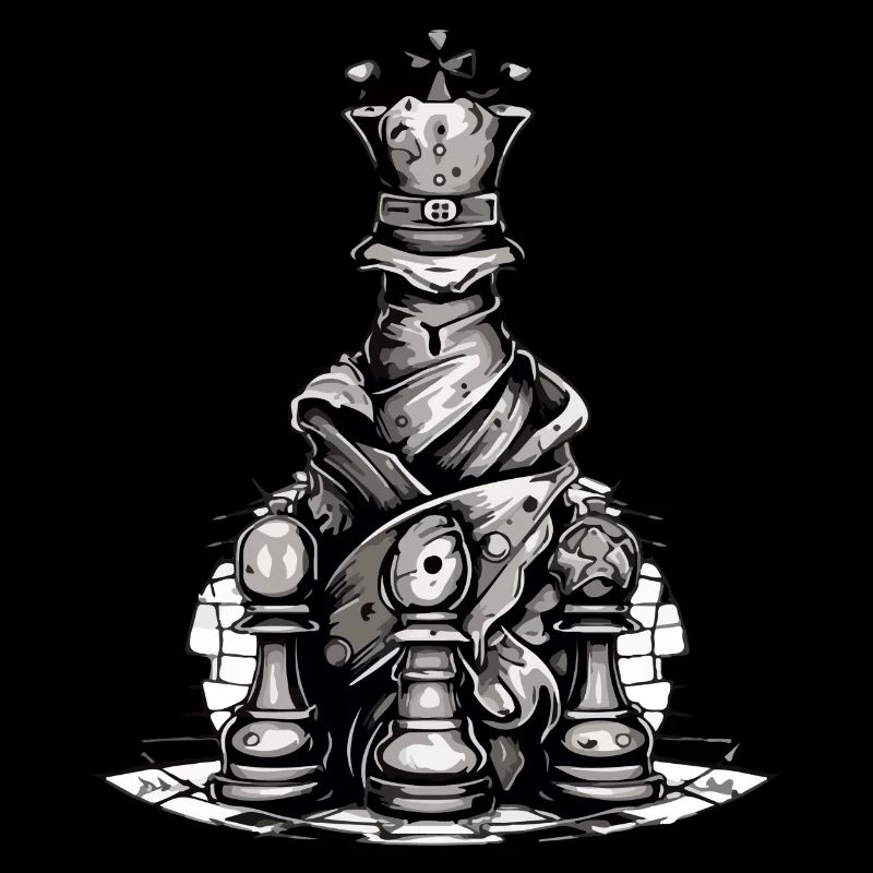 Mystischer Dunkler König